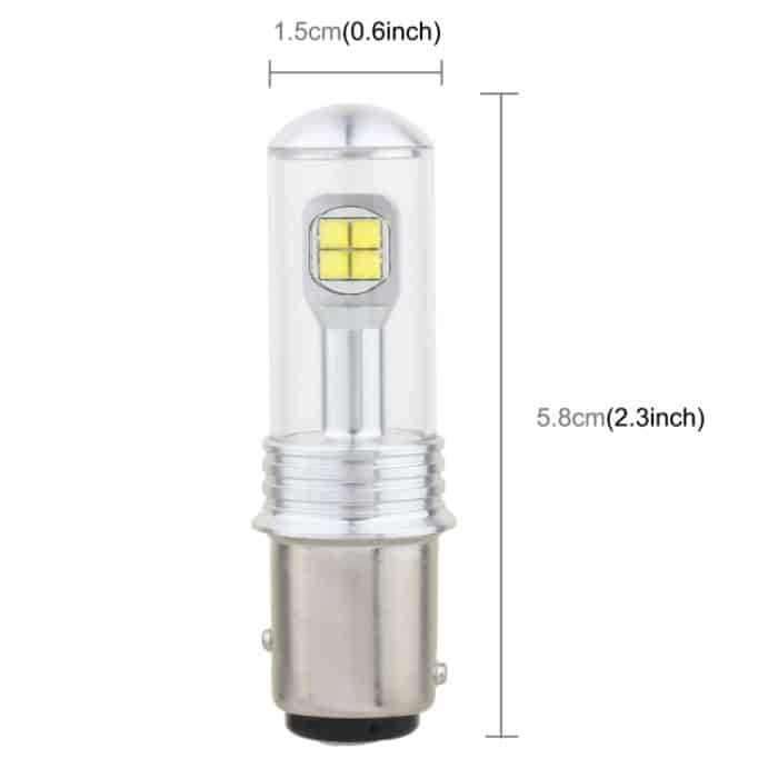 2 Stück 1157/BAY15D 40 W 800 LM 6000 K Auto-Blinker-Rückfahrlicht-Bremslicht mit 8 CREE-Lampen, DC 12 V, 1157 – Bild 4