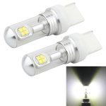 2 Stück 7440 40 W 800 LM 6000 K Auto-Blinker-Rückfahrlicht-Bremslicht mit 8 CREE-Lampen, DC 12 V, 7440
