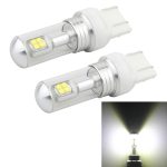 2 Stück 7443 40 W 800 LM 6000 K Auto-Bremslicht mit 8 CREE-Lampen, DC 12 V, 7443