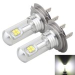 2 Stück H7 40 W 800 LM 6000 K 8 CREE LEDs Auto-Nebelscheinwerfer, DC 12 V, H7