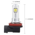 2 Stück H8/H11 40 W 800 LM 6000 K 8 CREE LEDs Auto-Nebelscheinwerfer, DC 12 V, H8/H11 – Bild 4