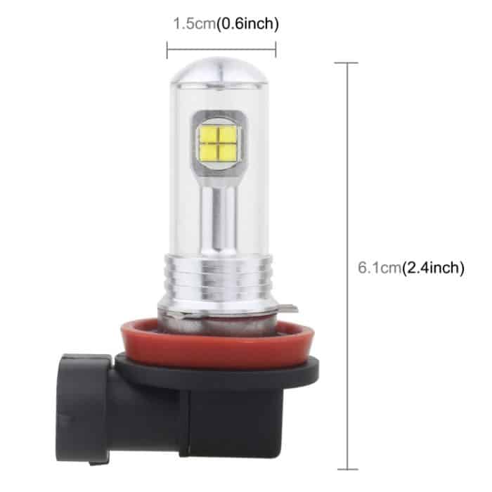 2 Stück H8/H11 40 W 800 LM 6000 K 8 CREE LEDs Auto-Nebelscheinwerfer, DC 12 V, H8/H11 – Bild 4