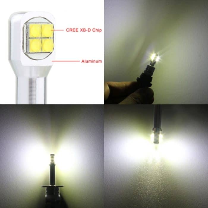 2 Stück T10/W5W 40 W 800 LM 6000 K Auto-Umrissleuchte Leseleuchte Kennzeichenleuchte mit 8 Lampen, DC 12 V, Blue Light, Red Light, White Light, Yellow Light – Bild 5