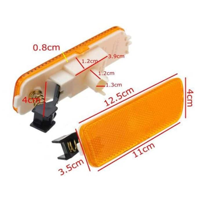 2 Stück Frontstoßstangen-Umrissleuchtengehäuse ohne Ersatzbirne 1JM945071 / 1JM945072 für VW Golf / Jetta 1999–2005 – Bild 3