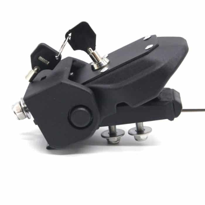 2 PCS Auto Anti-Theft Hood Latch Locking Catch Buckle Motorabdeckung mit Schloss für Jeep Wrangler JL 2018 – Bild 4