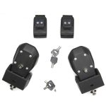 2 PCS Auto Anti-Theft Hood Latch Locking Catch Buckle Motorabdeckung mit Schloss für Jeep Wrangler JL 2018 – Bild 5