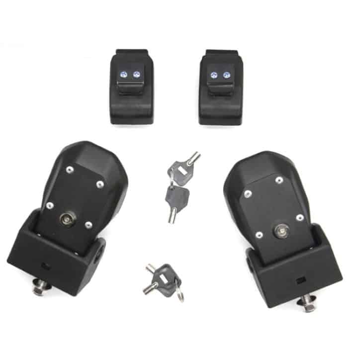 2 PCS Auto Anti-Theft Hood Latch Locking Catch Buckle Motorabdeckung mit Schloss für Jeep Wrangler JL 2018 – Bild 5