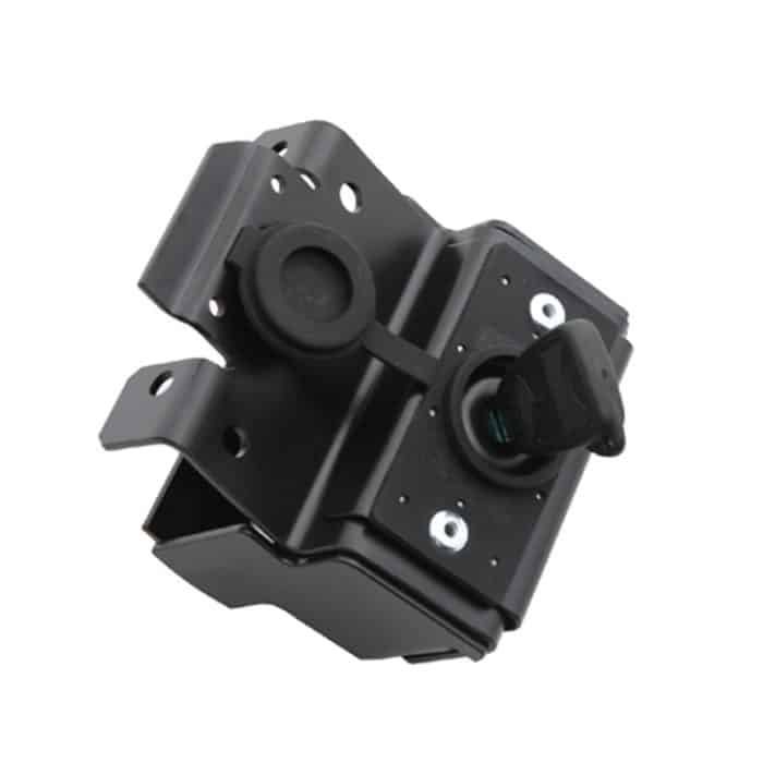 Auto-Diebstahlsicherung Motorhaubenverriegelung Motorabdeckungsverriegelung mit Schlüsseln für Jeep Wrangler JK 2007-2017 – Bild 2