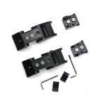2 Stück Auto Drei Löcher Haubenverriegelung Verriegelung Fangschnalle Motorabdeckung für Jeep Wrangler JK 2007-2017