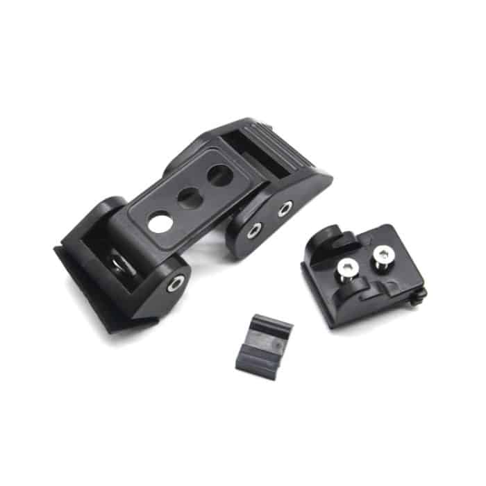 2 Stück Auto Drei Löcher Haubenverriegelung Verriegelung Fangschnalle Motorabdeckung für Jeep Wrangler JK 2007-2017 – Bild 3