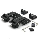 2 Stück Auto Drei Löcher Haubenverriegelung Verriegelung Fangschnalle Motorabdeckung für Jeep Wrangler JK 2007-2017 – Bild 4