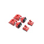 2 PCS Auto Latch Locking Catch Buckle Motorabdeckung für Jeep Wrangler JK 2007-2017, Jeep Wrangler JK 2007-2017 (Red), Jeep Wrangler JK 2007-2017 (Black)