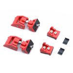 2 PCS Auto Latch Locking Catch Buckle Motorabdeckung für Jeep Wrangler JK 2007-2017, Jeep Wrangler JK 2007-2017 (Red), Jeep Wrangler JK 2007-2017 (Black) – Bild 3