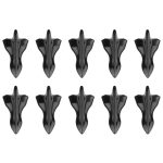 10 PCS Universal Auto Black Shark Fin Diffusor Vortex Generator Dachspoiler – Bild 2