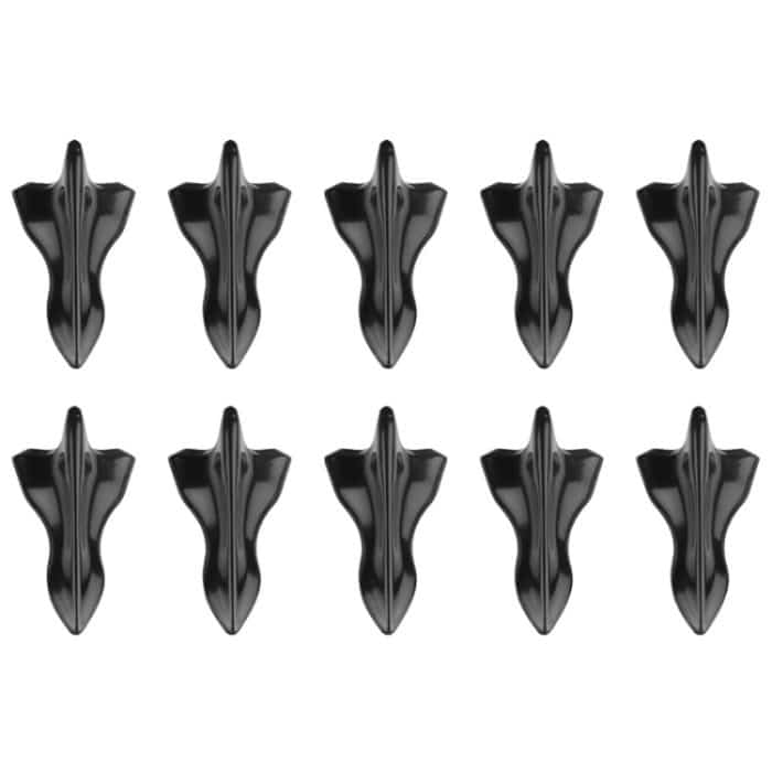 10 PCS Universal Auto Black Shark Fin Diffusor Vortex Generator Dachspoiler – Bild 2