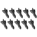 10 PCS Universal Auto Black Shark Fin Diffusor Vortex Generator Dachspoiler – Bild 3