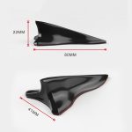 10 PCS Universal Auto Black Shark Fin Diffusor Vortex Generator Dachspoiler – Bild 5