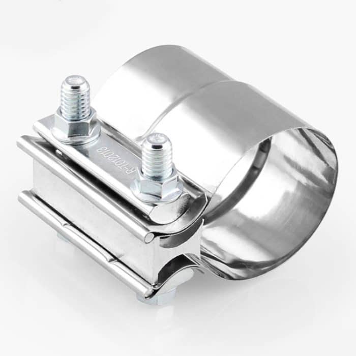 2,0 Zoll Auto Turbo Auspuff Fallrohr Edelstahl Überlappungsbandklemme – Bild 4