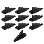 10 PCS Universal Auto Black Shark Fin Diffusor Vortex Generator Dachspoiler – Bild 2