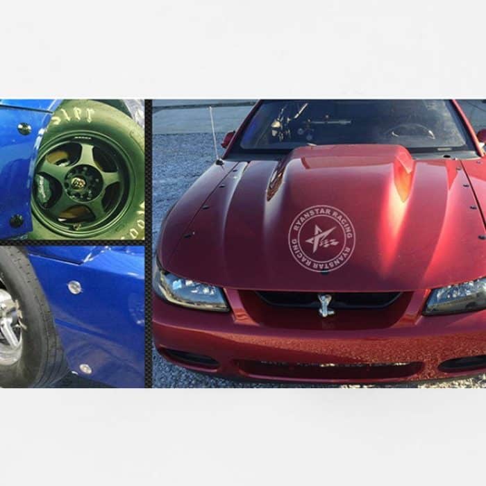 Auto Mini Edelstahl Quick-Pins Druckknopf Billet Hood Pins Lock Clip Kit, Mini Stainless Steel (Black), Mini Stainless Steel (Silver) – Bild 4