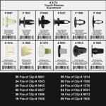 292 PCS Car Retainer Clips Sortiment Car Panel Trim Kunststoffbefestigungen Nietclips Set – Bild 5