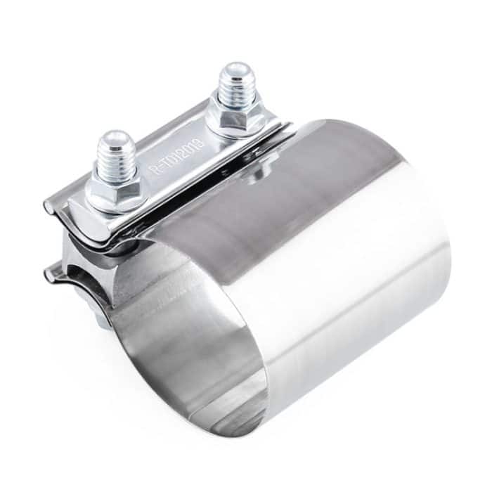 2,5 Zoll 63 mm Auto Turbo Auspuff Fallrohr Edelstahl Überlappungsbandklemme – Bild 3