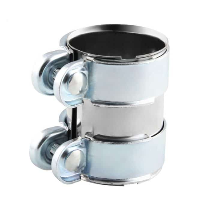 2,5 Zoll Car Turbo Auspuff Fallrohr Carbon Low Edelstahl Lap Joint Band Clamp – Bild 1