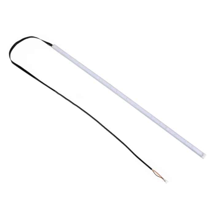 2 Stück 45 cm DC12 V 5 W ultradünne wasserdichte Auto-Auto-Doppelfarben-Blinker/Lauflichter SMD-2835 LED-Lampen (Blinker: gelbes Licht; Lauflichter: blaues Licht), 45cm Turn Lights: Yellow Light; Running Lights: White Light... – Bild 2