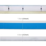 2 Stück 45 cm DC12 V 5 W ultradünne wasserdichte Auto-Auto-Doppelfarben-Blinker/Lauflichter SMD-2835 LED-Lampen (Blinker: gelbes Licht; Lauflichter: blaues Licht), 45cm Turn Lights: Yellow Light; Running Lights: White Light... – Bild 4