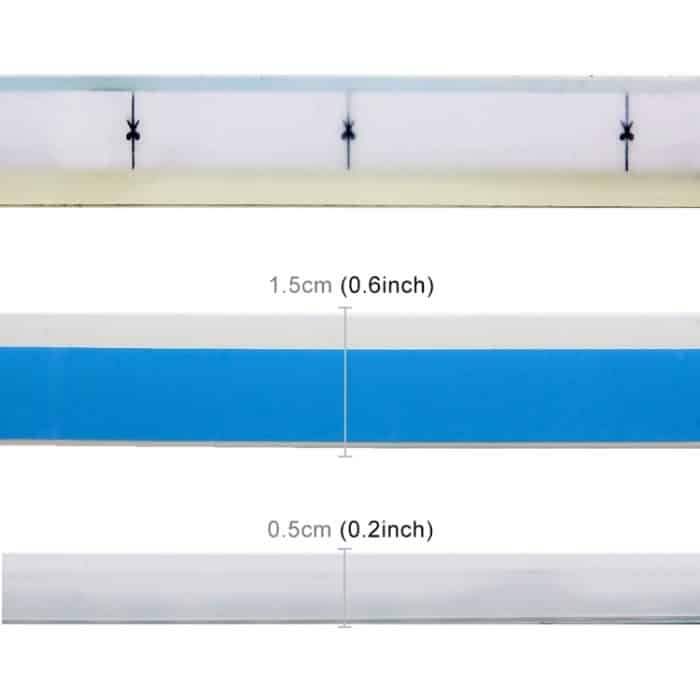 2 Stück 45 cm DC12 V 5 W ultradünne wasserdichte Auto-Auto-Doppelfarben-Blinker/Lauflichter SMD-2835 LED-Lampen (Blinker: gelbes Licht; Lauflichter: blaues Licht), 45cm Turn Lights: Yellow Light; Running Lights: White Light... – Bild 4