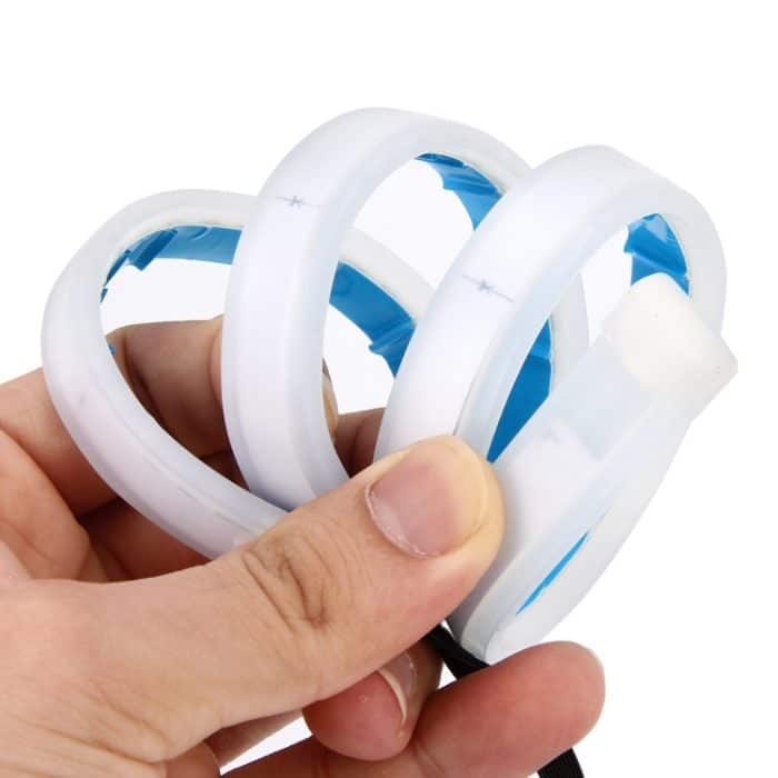 2 Stück 45 cm DC12 V 5 W ultradünne wasserdichte Auto-Auto-Doppelfarben-Blinker/Lauflichter SMD-2835 LED-Lampen (Blinker: gelbes Licht; Lauflichter: blaues Licht), 45cm Turn Lights: Yellow Light; Running Lights: White Light... – Bild 5