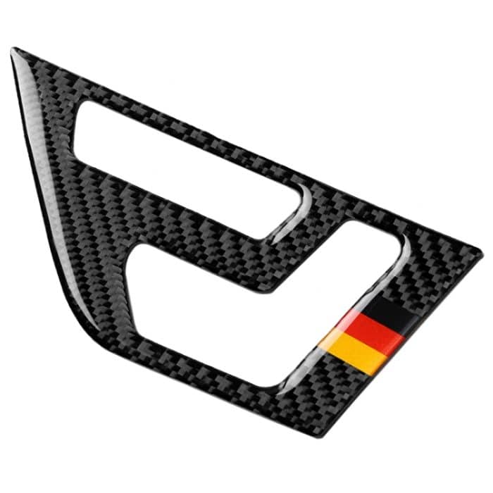 2 PCS Deutsche Flagge Auto Kohlefaser Sitzverstellung rechts, dekorativer Aufkleber für Mercedes-Benz W204 2007-2013 – Bild 3