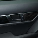 2 PCS Deutsche Flagge Auto Kohlefaser Sitzverstellung rechts, dekorativer Aufkleber für Mercedes-Benz W204 2007-2013 – Bild 6