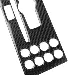 Auto Carbon Fiber Center Console Panel Dekorativer Aufkleber für Mercedes-Benz W204 C Klasse 2007-2010 – Bild 3