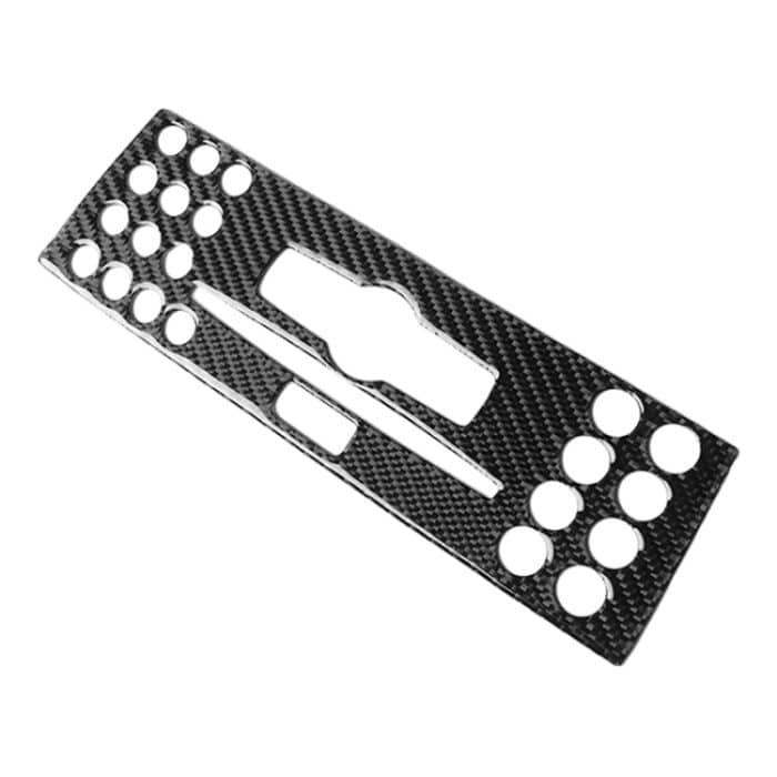 Auto Carbon Fiber Center Console Panel Dekorativer Aufkleber für Mercedes-Benz W204 C Klasse 2007-2010 – Bild 2