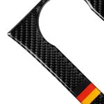 Auto Deutsche Flagge Kohlefaser Klimaanlage Panel Aufkleber für Mercedes-Benz W204 C Klasse 2007-2010 – Bild 3