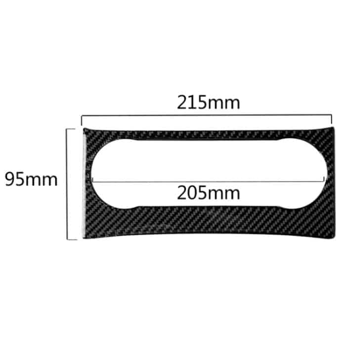 Auto Carbon Fiber Klimaanlage Knopf Bedienfeld Dekorativer Aufkleber für Mercedes-Benz W204 C Klasse 2011-2013 – Bild 2