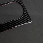 Auto Carbon Fiber Klimaanlage Knopf Bedienfeld Dekorativer Aufkleber für Mercedes-Benz W204 C Klasse 2011-2013 – Bild 3