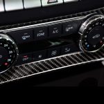 Auto Carbon Fiber Klimaanlage Knopf Bedienfeld Dekorativer Aufkleber für Mercedes-Benz W204 C Klasse 2011-2013 – Bild 5