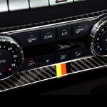 Auto Deutsche Flagge Kohlefaser Klimaanlage Knopf Bedienfeld Dekorativer Aufkleber für Mercedes-Benz W204 C Klasse 2011-2013 – Bild 6