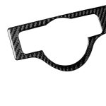 3 PCS Car Carbon Fiber Scheinwerfer Rahmen Dekorativer Aufkleber für Mercedes-Benz W204 C Klasse 2007-2010, Linkslenker – Bild 3