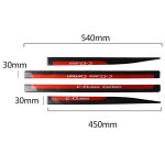 4 PCS Car Carbon Fiber Threshold Dekorativer Aufkleber für Mercedes-Benz W204 C Klasse 2007-2013 – Bild 5