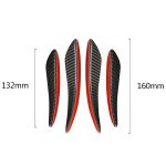 4 PCS Universal Car Carbon Front Luftmesser dekorative Aufkleber – Bild 5