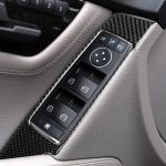 2 PCS Car Carbon Fiber Window Lift Panel Dekorativer Aufkleber für Mercedes-Benz W204 C Klasse 2007-2013, Linkslenker – Bild 6