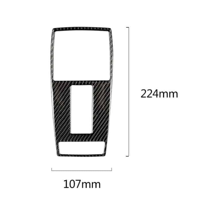 Auto Carbon Faser Leselampenrahmen dekorative Aufkleber für Mercedes-Benz W204 2007-2013 / W212 2010-2012 – Bild 5