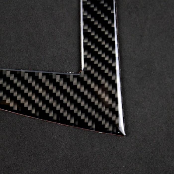 Auto Deutsche Flagge Kohlefaser Zentralsteuerung CD-Panel Dekorativer Aufkleber für Mercedes-Benz W204 2011-2013 7-Tasten – Bild 4