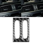 Auto Carbon Fiber Intermediate Air Outlet Panel Dekorativer Aufkleber für Mercedes-Benz W204 2011-2013