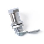 2 PCS Silver T-Form Griff Paddel Eingangstürverriegelung & Schlüssel Werkzeugkastenschloss für Anhänger / Yacht / LKW – Bild 3