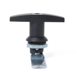 T-förmiger Griff, Paddel-Eingangstürverriegelung und Schlüssel, Werkzeugkastenschloss für Anhänger/Yacht/LKW, T Shape Handle (Black) – Bild 2