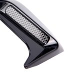 2 Stück dekorative Kunststoff-Luftstrom-Einlass-Turbo-Motorhauben-Seitenlüftungsgitter-Abdeckung mit selbstklebendem Aufkleber – Bild 5